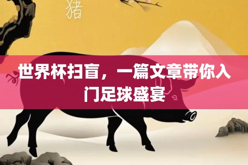 世界杯扫盲，一篇文章带你入门足球盛宴吉安市靖泰电力工程有限公司