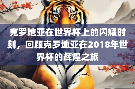 克罗地亚在世界杯上的闪耀时刻吉安市靖泰电力工程有限公司，回顾克罗地亚在2018年世界杯的辉煌之旅