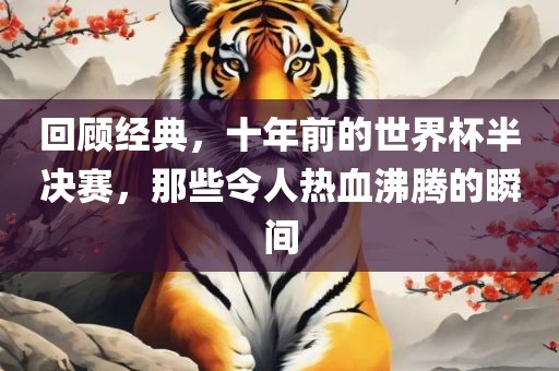 回顾经典，十年前的世界杯半决赛，那些令人热血沸腾的瞬间