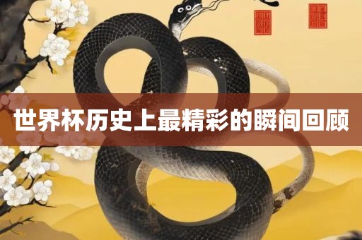 世界杯历史上最精彩的瞬间回顾
