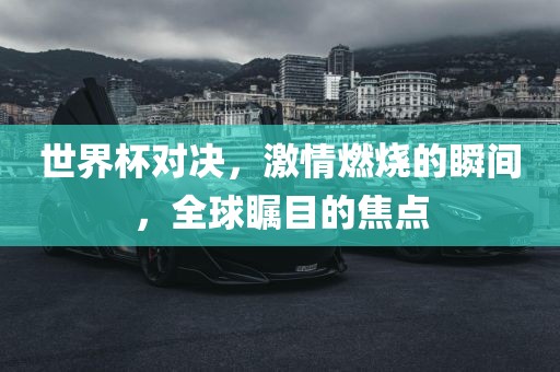 世界杯对决，激情燃烧的瞬间，全球瞩目的焦点