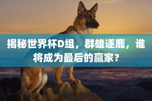 揭秘世界杯D组，群雄逐鹿，谁将成为最后的赢家？