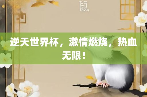 逆天世界杯，激情燃烧，热血无限！