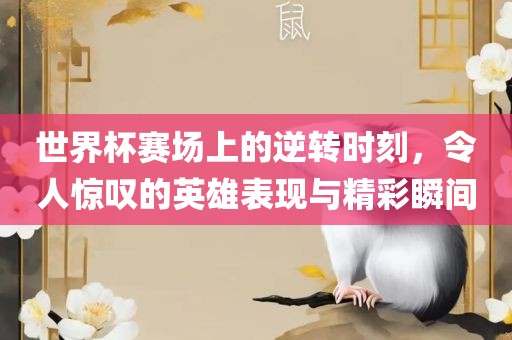 世界杯赛场上的逆转时刻，令人惊叹的英吉安市靖泰电力工程有限公司雄表现与精彩瞬间