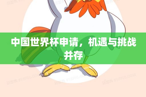中国世界杯申请，机遇与挑战并存