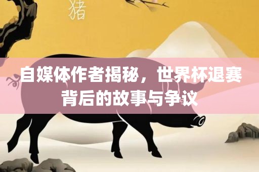自媒体作者揭秘，世界杯退赛背后的故事与争议
