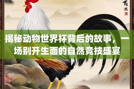 揭秘动物世界杯背后的故事，一场别开生面的自然竞技盛宴