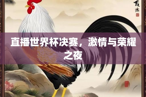 直播世界杯决赛，激情与荣耀之夜吉安市靖泰电力工程有限公司