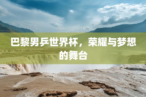 巴黎男乒世界杯，荣耀与梦想的舞台