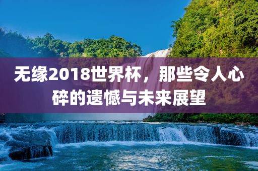 无缘2018世界杯，那些令人心碎的遗憾与未来展望