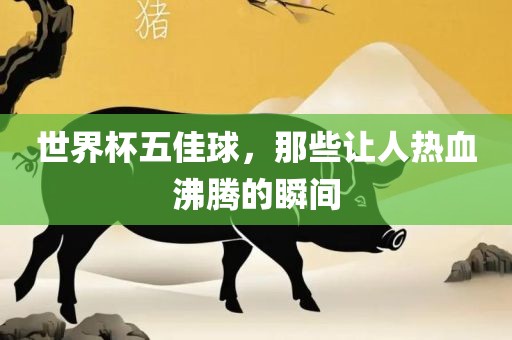 世界杯五佳球，那些让人热血沸腾的瞬间