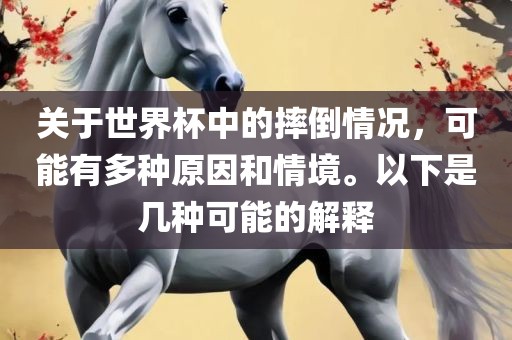 关于世界杯中的摔倒情况，可能有多种原因和情境。以下是几种可能的解释吉安市靖泰电力工程有限公司