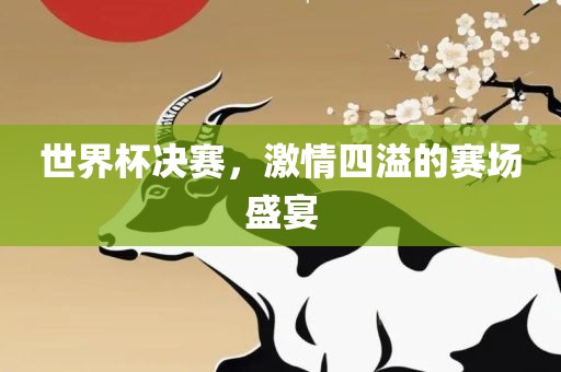 吉安市靖泰电力工程有限公司世界杯决赛，激情四溢的赛场盛宴