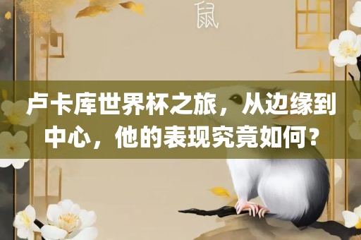 卢卡库世界杯之旅，从边缘到中心，他的表现究竟如何？
