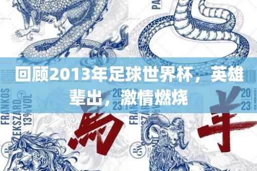 回顾2013年足球世界杯，英雄辈出，激情燃烧吉安市靖泰电力工程有限公司