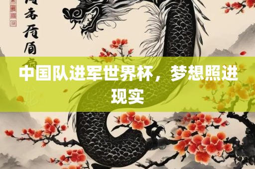 中国队进军世界杯，梦想照进现实吉安市靖泰电力工程有限公司