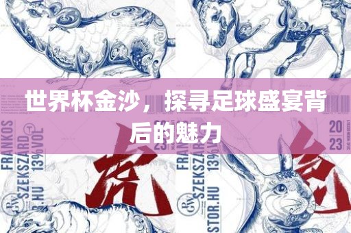 世界杯金沙，探寻足球盛宴背后的魅力
