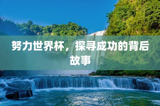 努力世界杯，探寻成功的背后故事吉安市靖泰电力工程有限公司