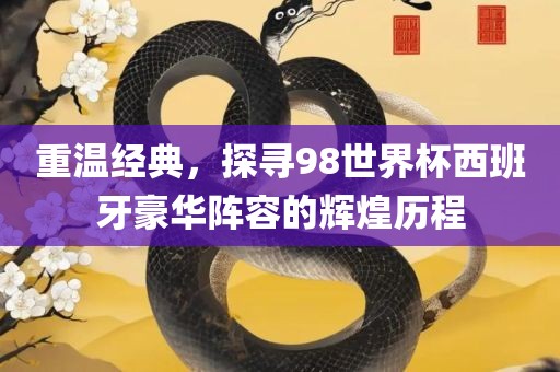 重温经典，探寻98世界杯西班牙豪华阵容的辉煌历程