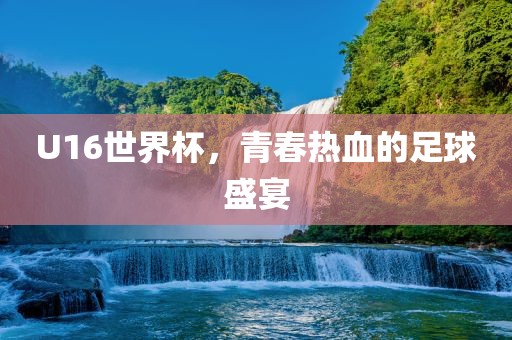 U16世界杯，青春热血的足球盛宴