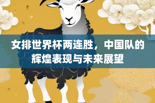 女排世界杯两连胜，中国队的辉煌表现与未来展望