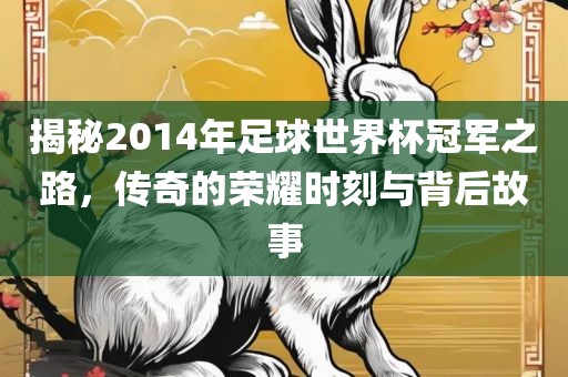 揭秘2014年足球世界杯冠军之路，传奇的荣耀时刻与背后故事