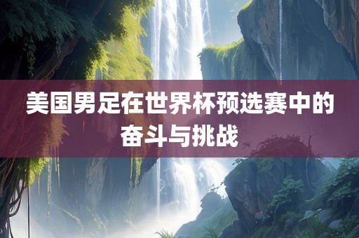 美国男足在世界杯预选赛中的奋斗与挑战