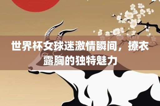 世界杯女球迷激情瞬间，撩衣露胸的独特魅力