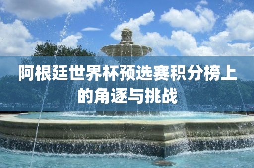 阿根廷世界杯预选赛积分榜上的角逐与挑战