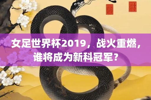 女足世界杯2019，战火重燃，谁将成为新科冠军？