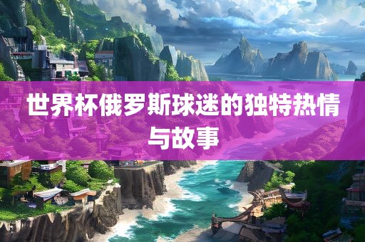 世界杯俄罗斯球迷的独特热情与故事