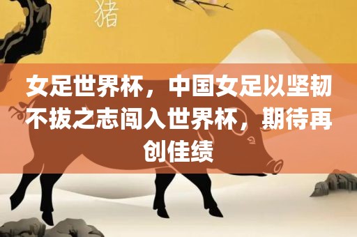 女足世界杯，中国女足以坚韧不拔之志闯入世界杯，期待再创佳绩