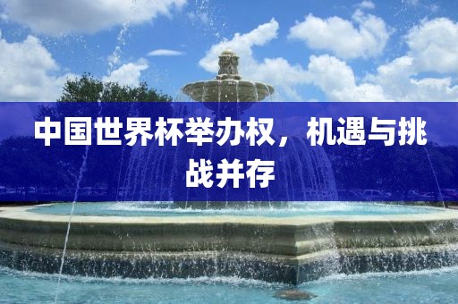 中国世界杯举办权，机遇与挑战并存