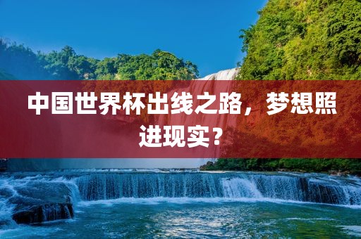 中国世界杯出线之路，梦想照进现实？