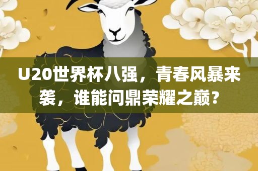 U20世界杯八强，青春风暴来袭，谁能问鼎荣耀之巅？