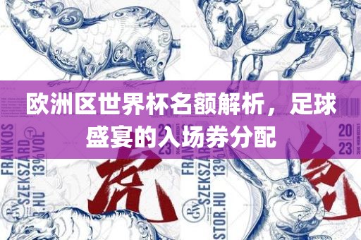 欧洲区世界杯名额解析，足球盛宴的入场券分配