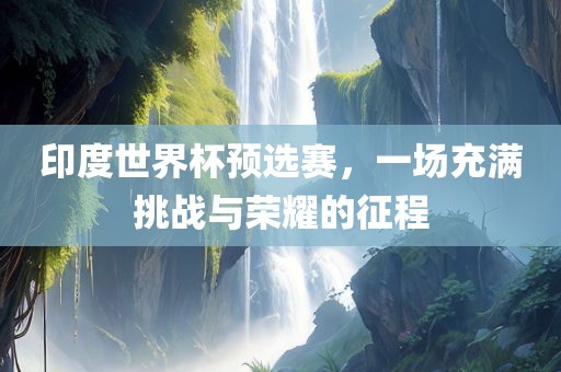 印度世界杯预选赛，一场充满挑战与荣耀的征程