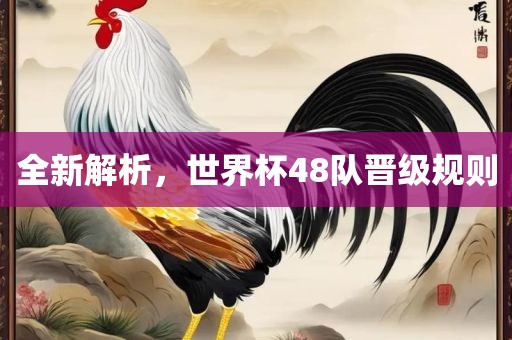 全新解析，世界杯48队晋级规则