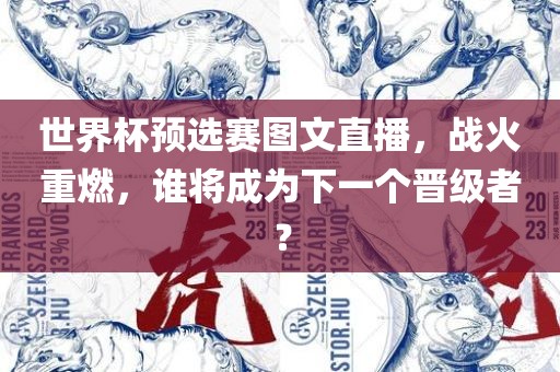 世界杯预选赛图文直播，战火重燃，谁将成为下一个晋级者？
