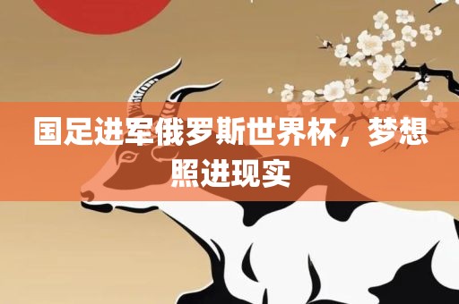 国足进军俄罗斯世界杯，梦想照进现实