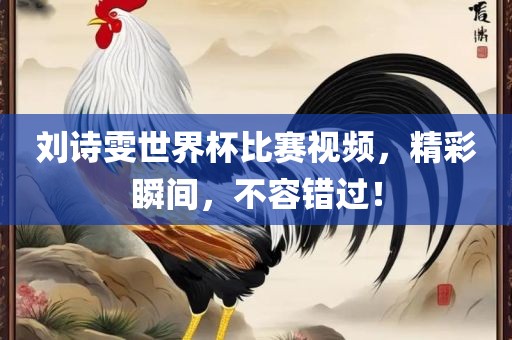 刘诗雯世界杯比赛视频，精彩瞬间，不容错过！