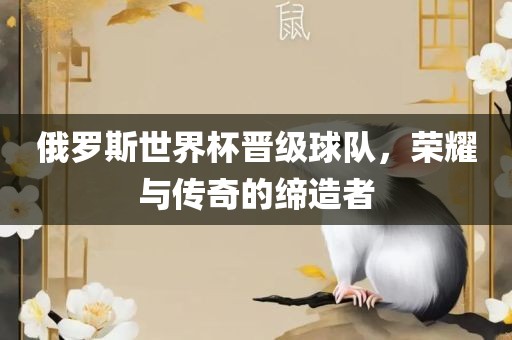俄罗斯世界杯晋级球队，荣耀与传奇的缔造者