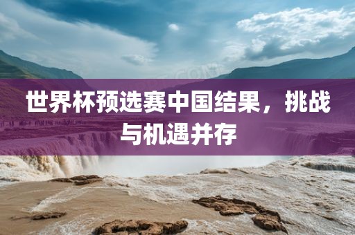 世界杯预选赛中国结果，挑战与机遇并存