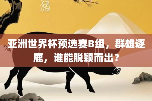 亚洲世界杯预选赛B组，群雄逐鹿，谁能脱颖而出？