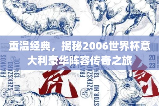 重温经典，揭秘2006世界杯意大利豪华阵容传奇之旅吉安市靖泰电力工程有限公司