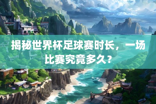 揭秘世界杯足球赛时长，一场比赛究竟多久？