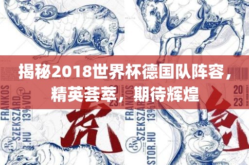 揭秘2018世界杯德国队阵容，精英荟萃，期待辉煌