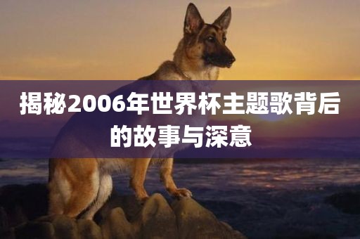 揭秘2006年世界杯主题歌背后的故事与深意