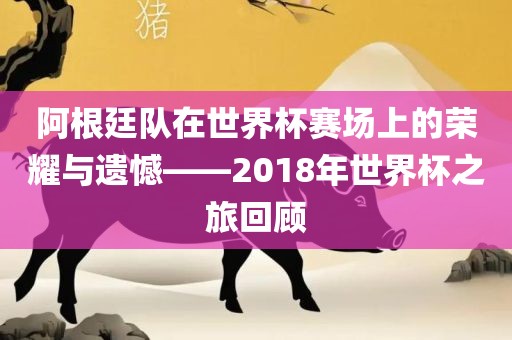阿根廷队在世界杯赛场上的荣耀与遗憾——2018年世界杯之旅回顾