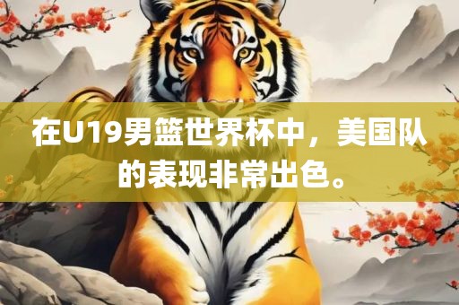 在U19男篮世界杯中，美国队的表现非常出色。